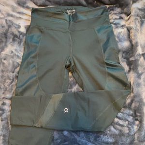 Calvin Klein army green leggings- small